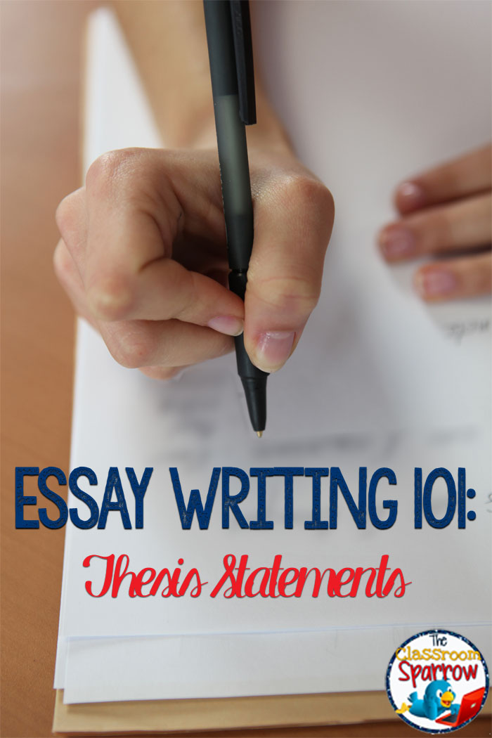 how to write a thesis statement for an essay program